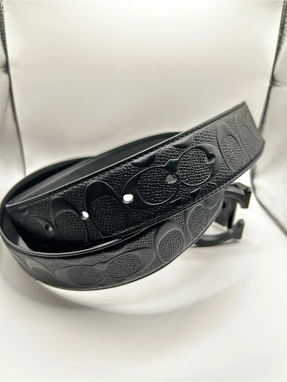 Coach belt comes